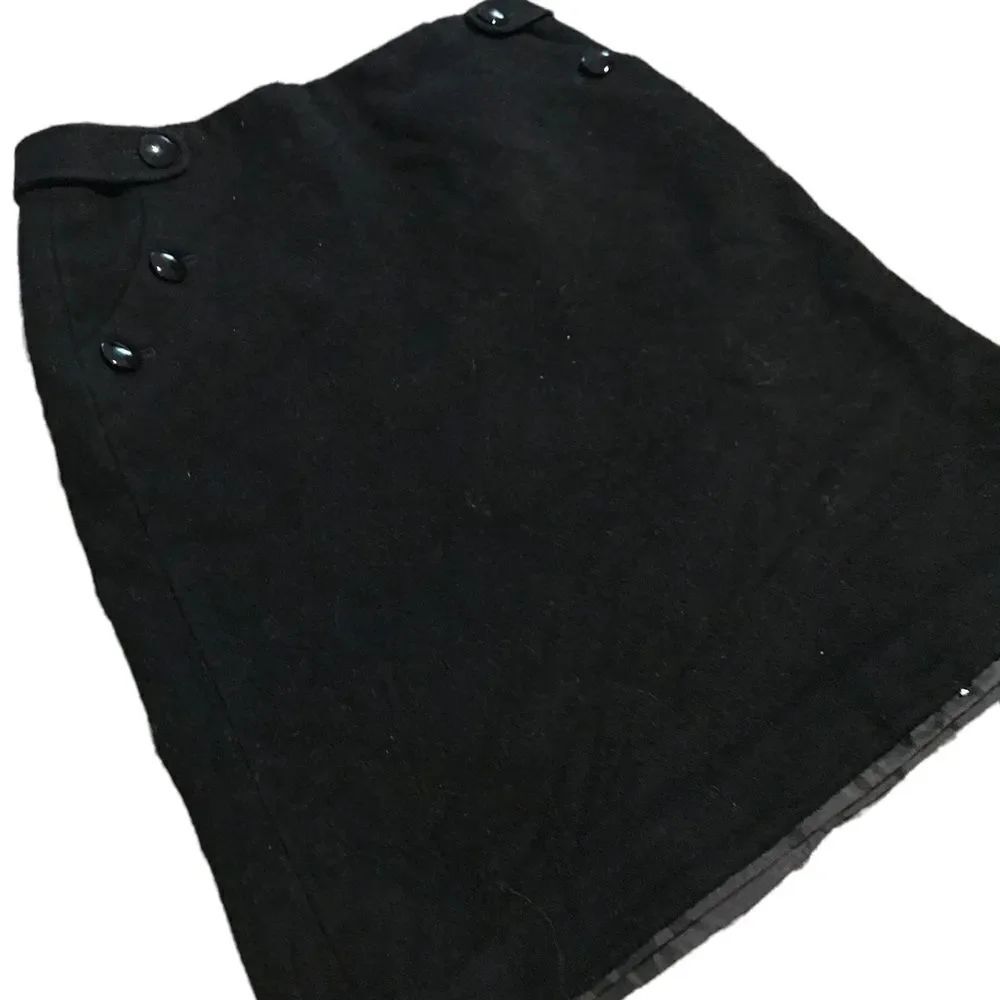 J Crew size 0 petite lined wool skirt like new